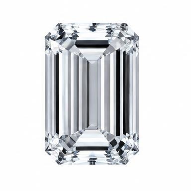 Emerald cut loose diamond